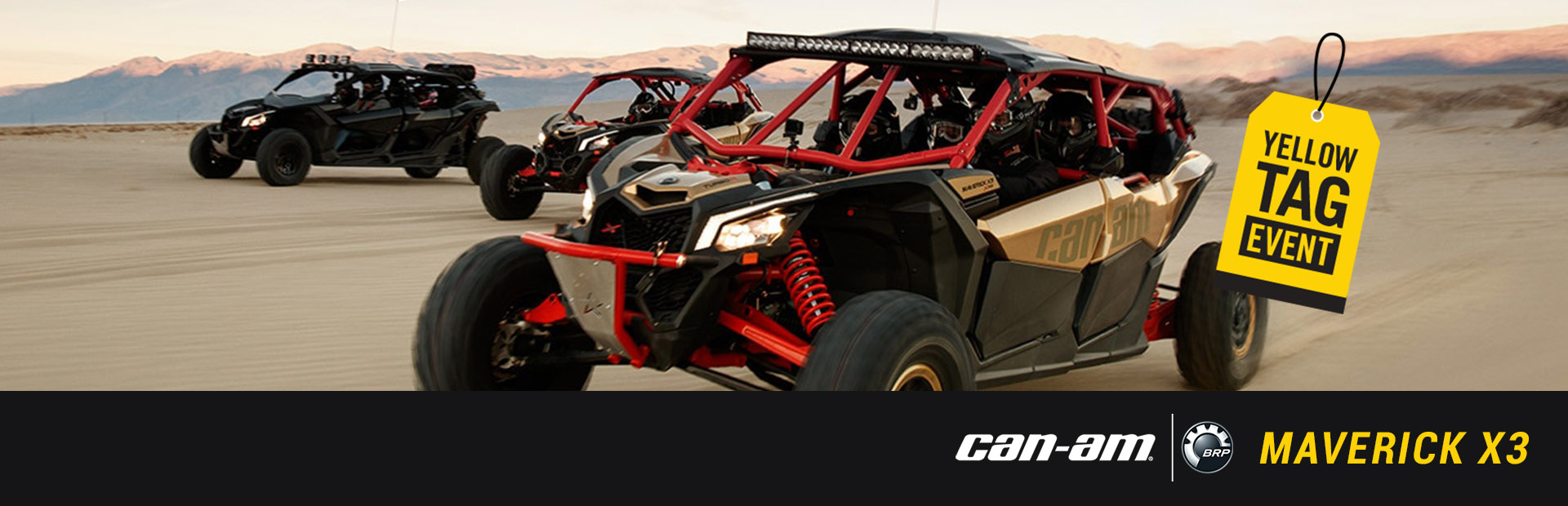 Can-Am: Yellow Tag Event - MAVERICK X3